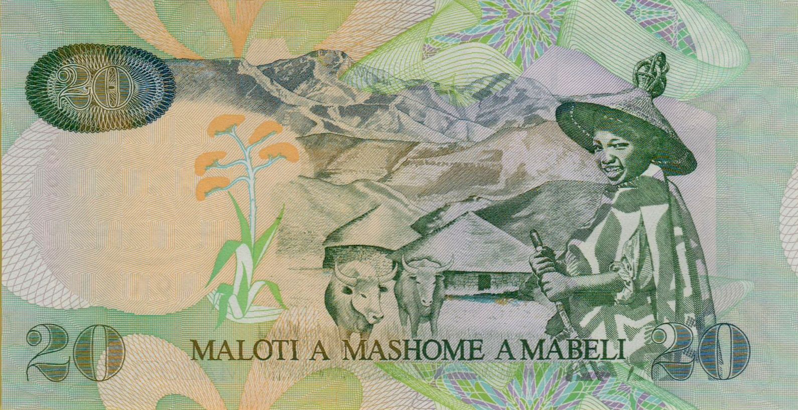 Lesotho 20 2007 UNC P-16/f